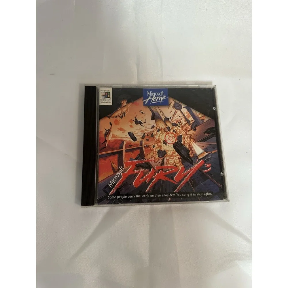 Microsoft Fury 3, 1995 PC Game For Windows 95 Jewel Case SEE DESC